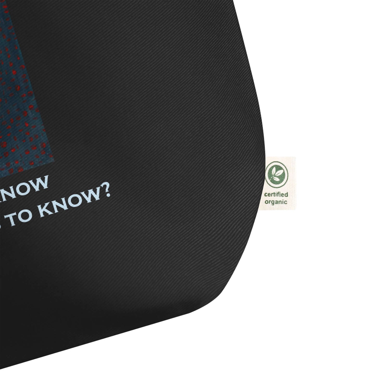 How it Feels to Know - Large organic tote bag