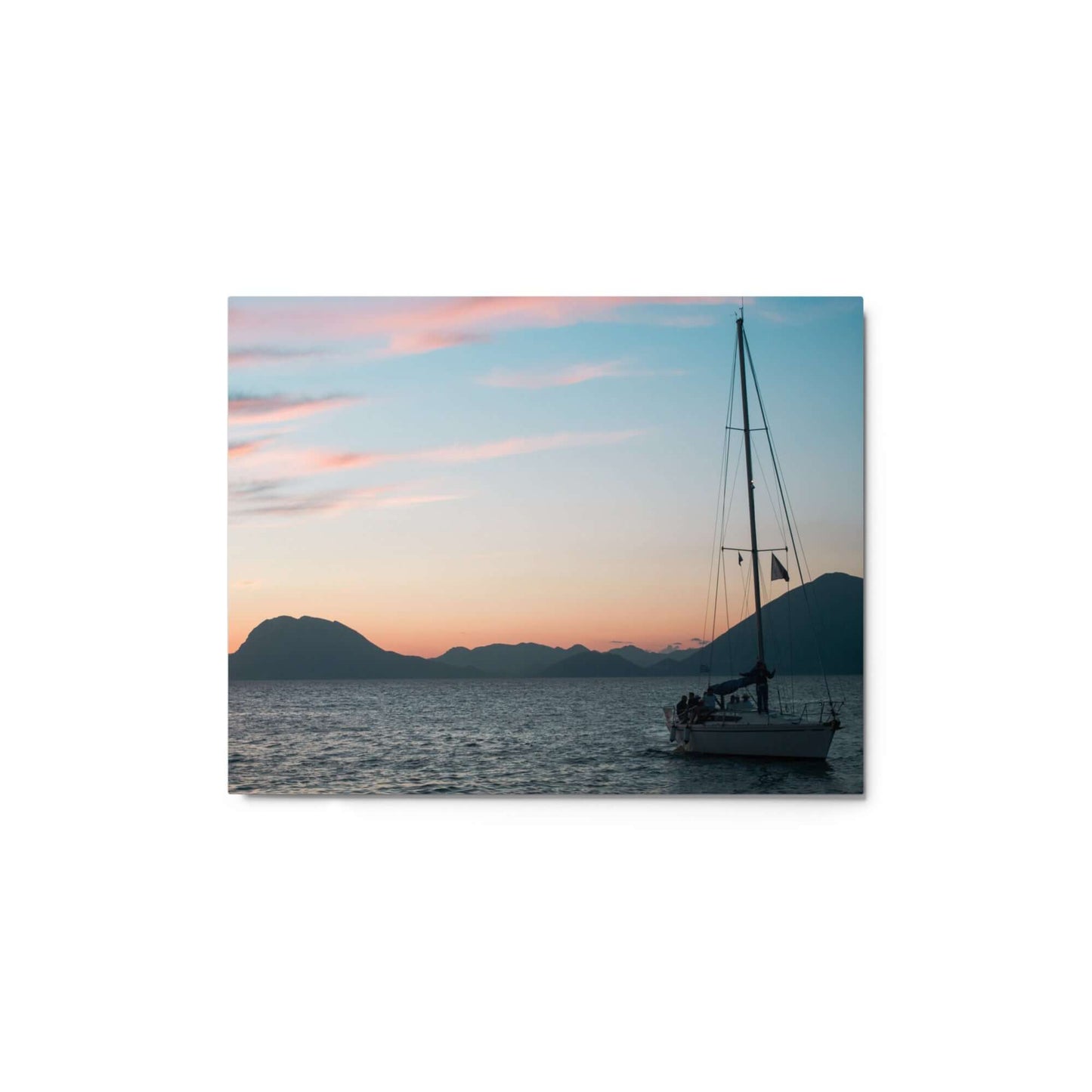 Boat during sunset