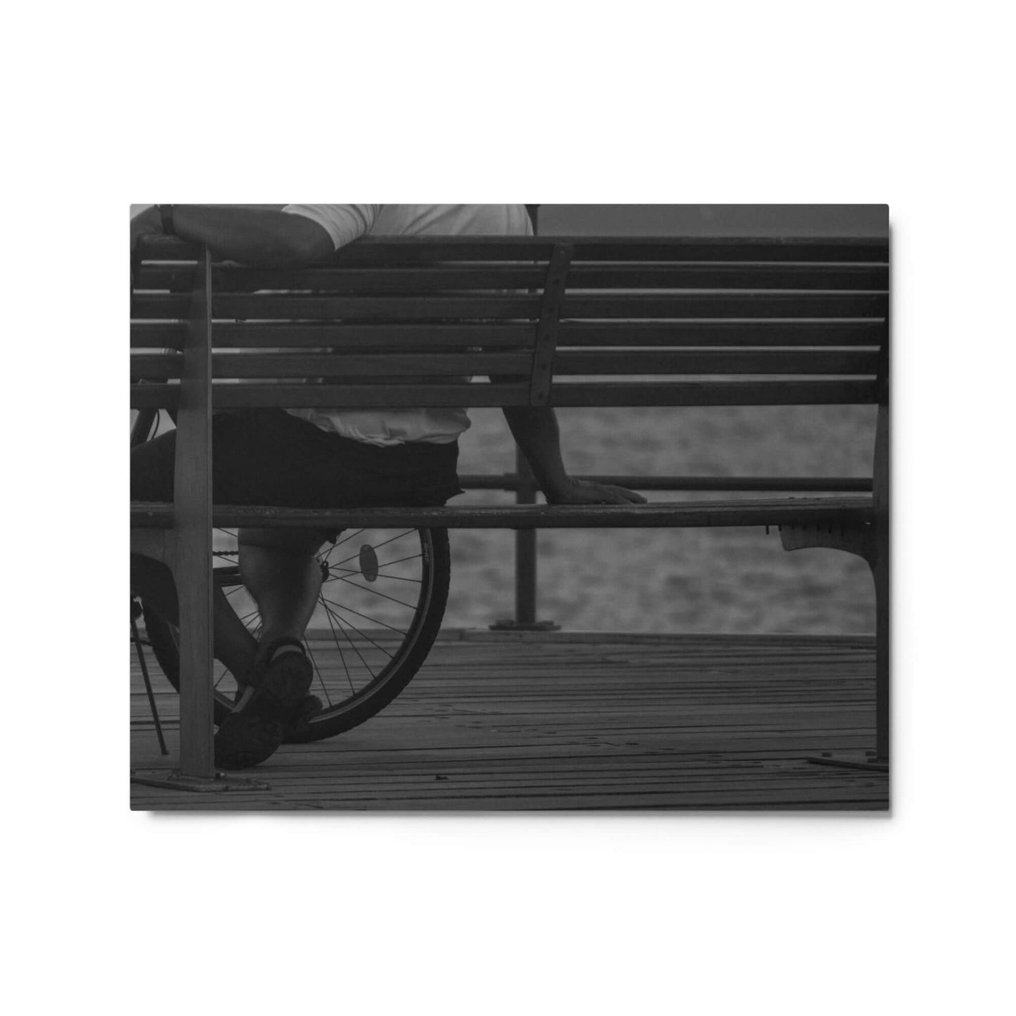 Black and White Bench