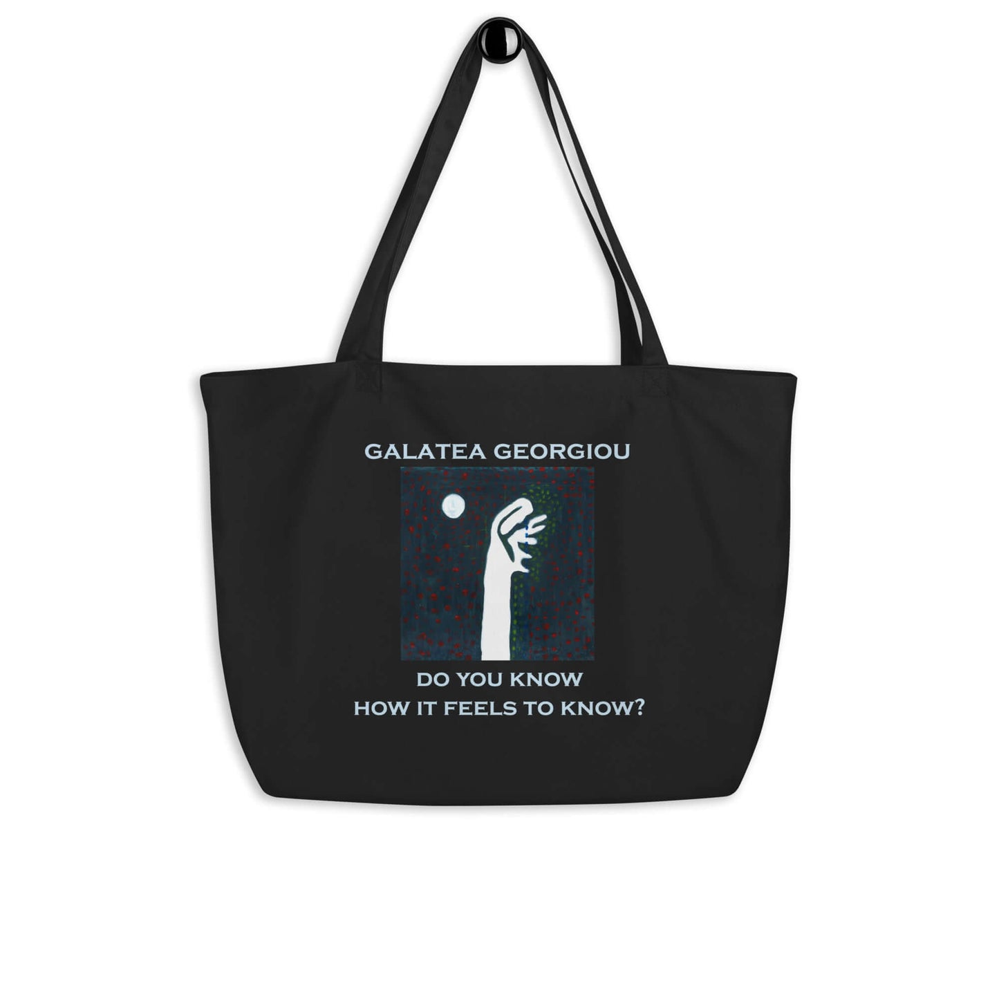 How it Feels to Know - Large organic tote bag