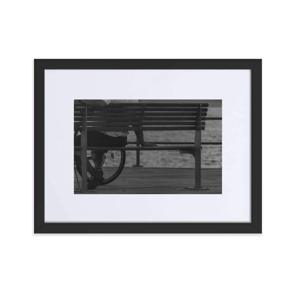 Black and White Bench