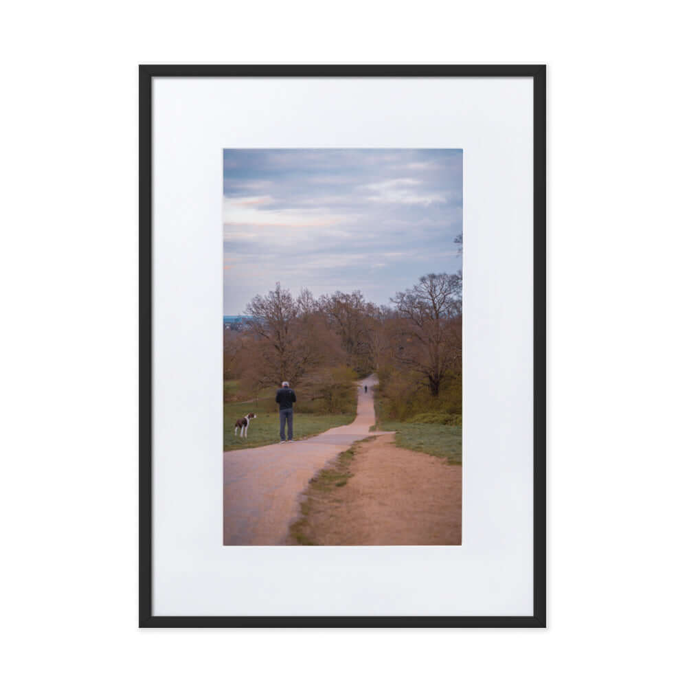 Man Walking His Dog