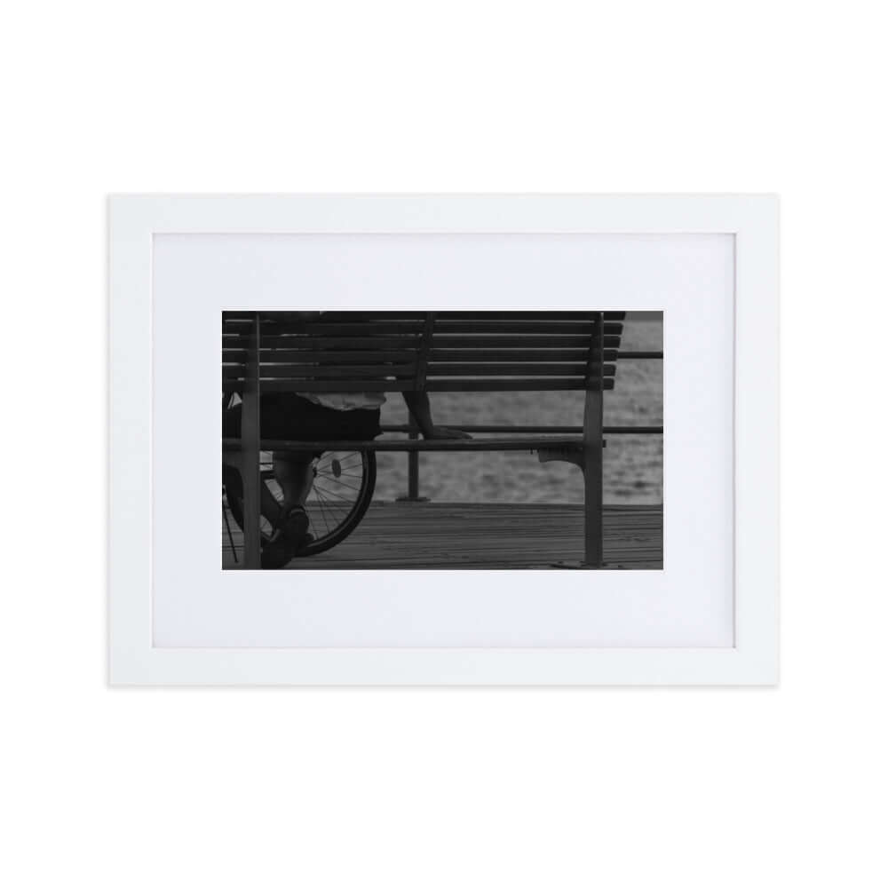 Black and White Bench