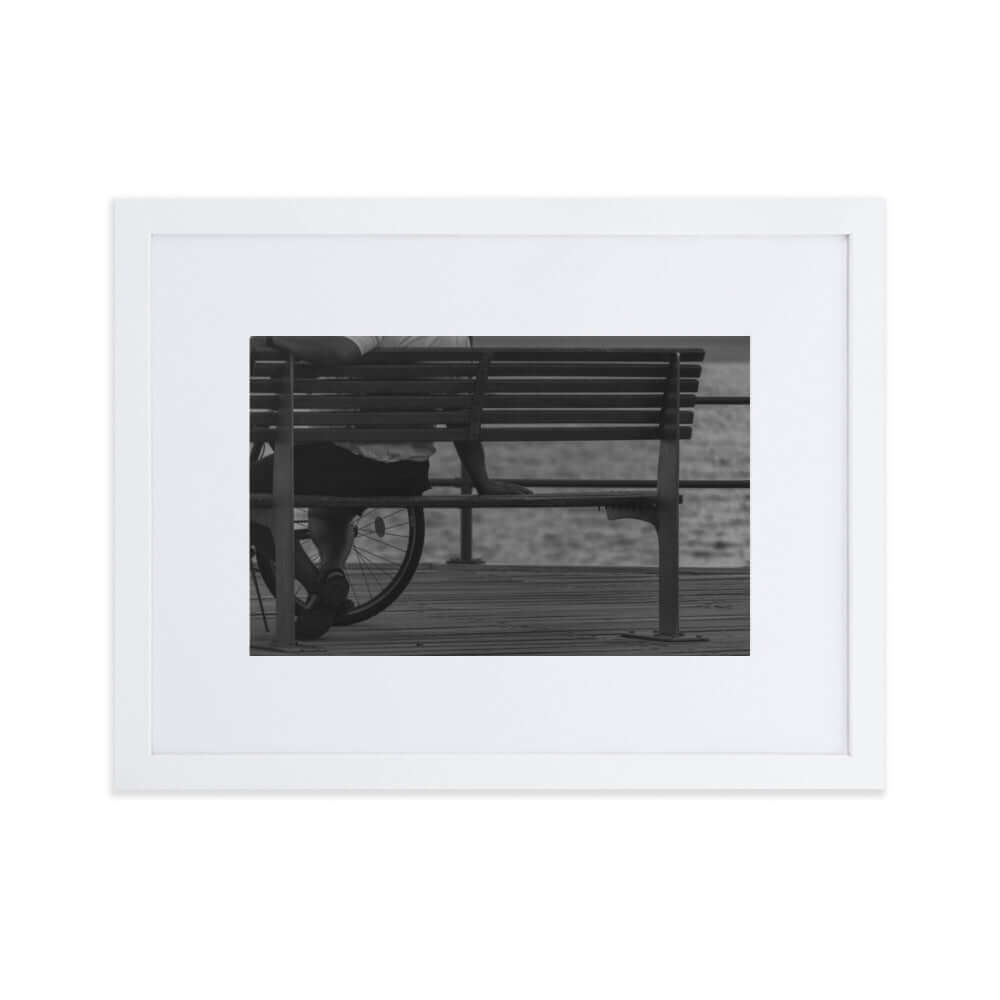 Black and White Bench