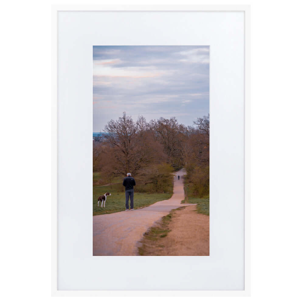 Man Walking His Dog