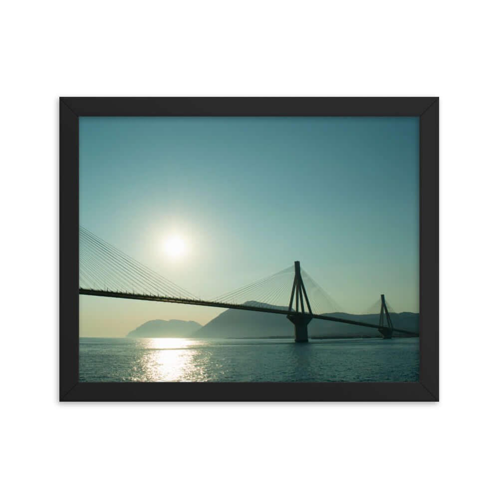 Rio Antirio Bridge Sunset