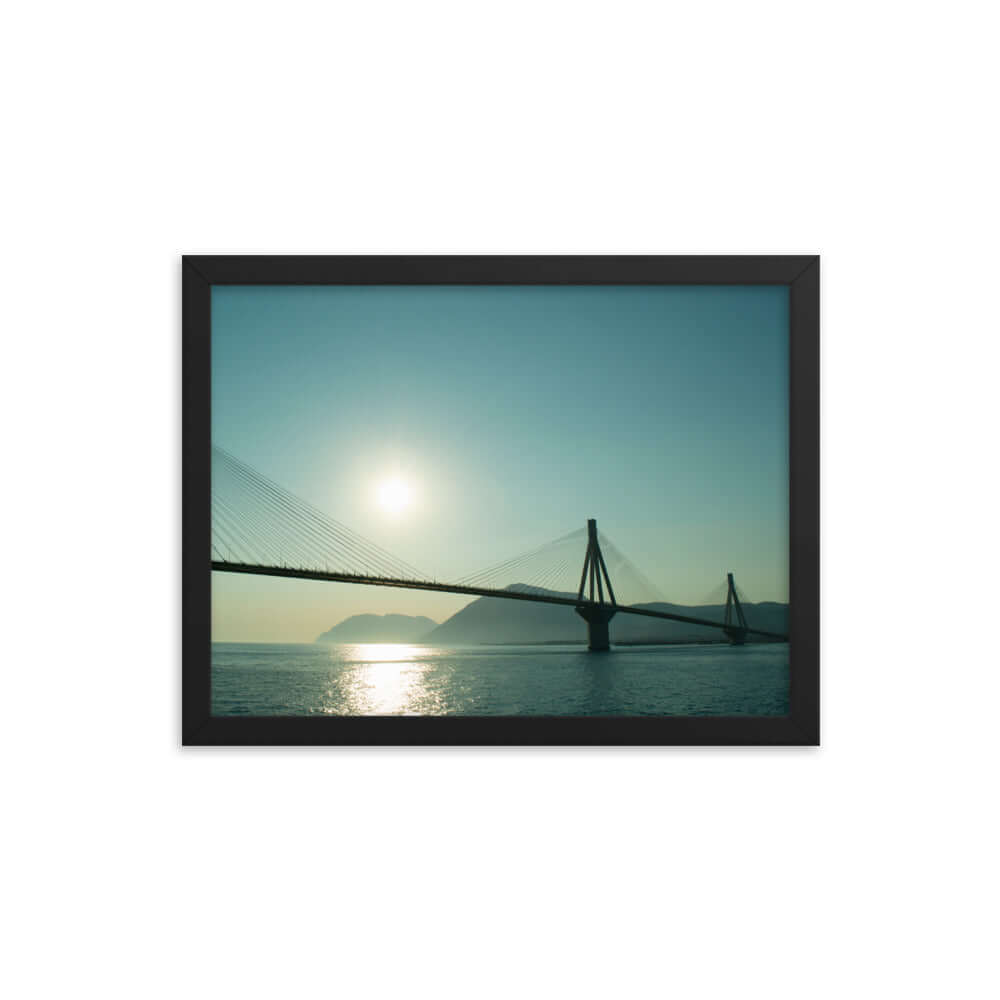 Rio Antirio Bridge Sunset