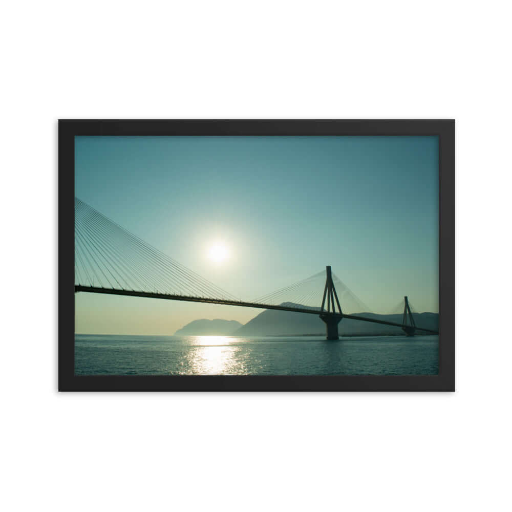 Rio Antirio Bridge Sunset