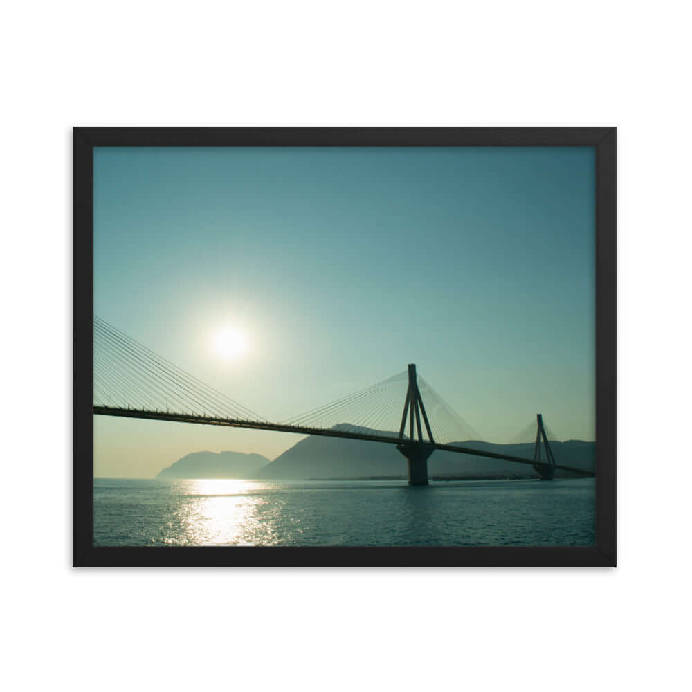 Rio Antirio Bridge Sunset