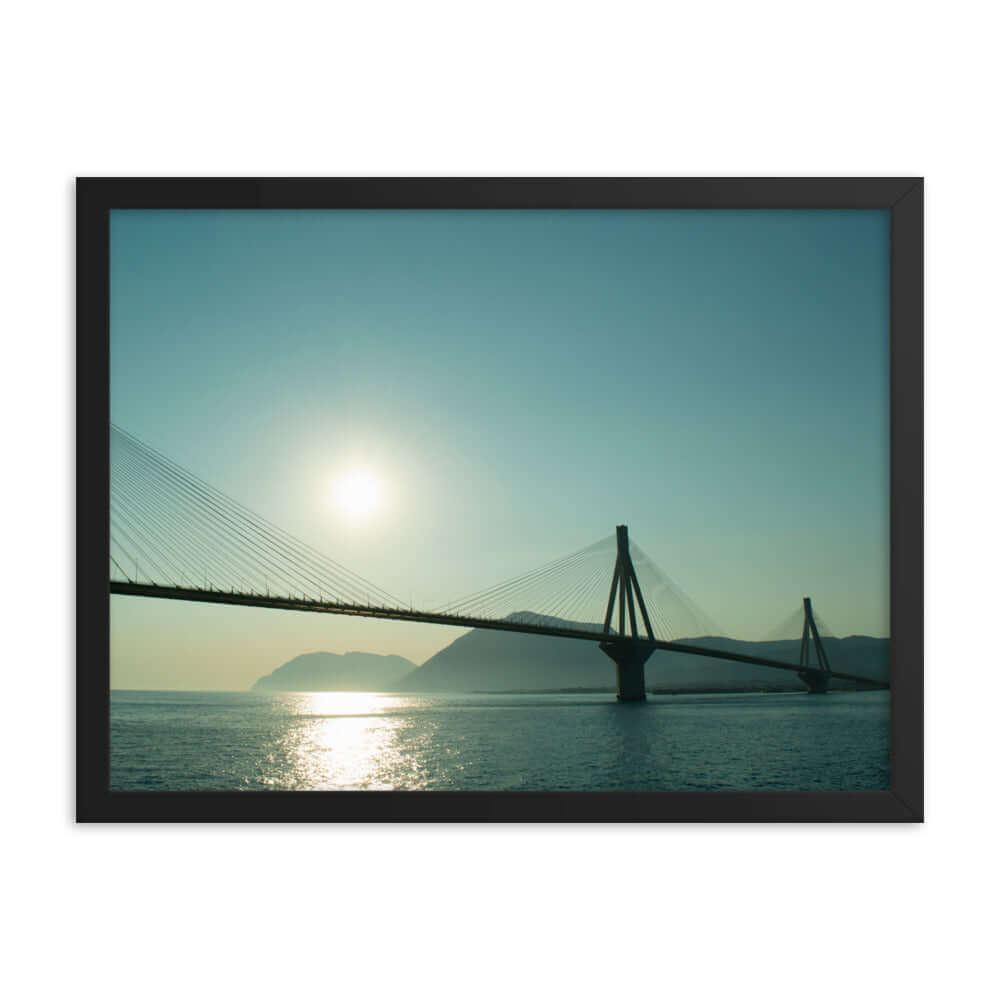 Rio Antirio Bridge Sunset