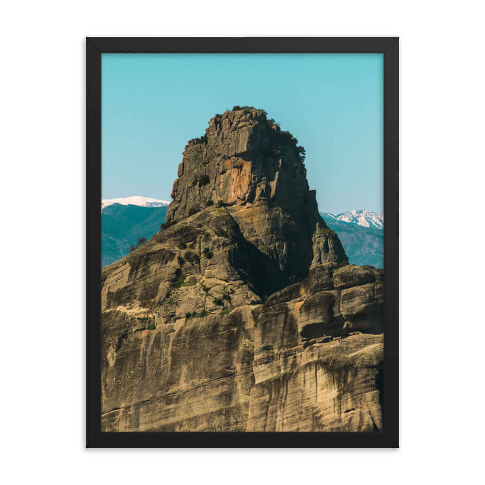 Meteora rock formation Greece