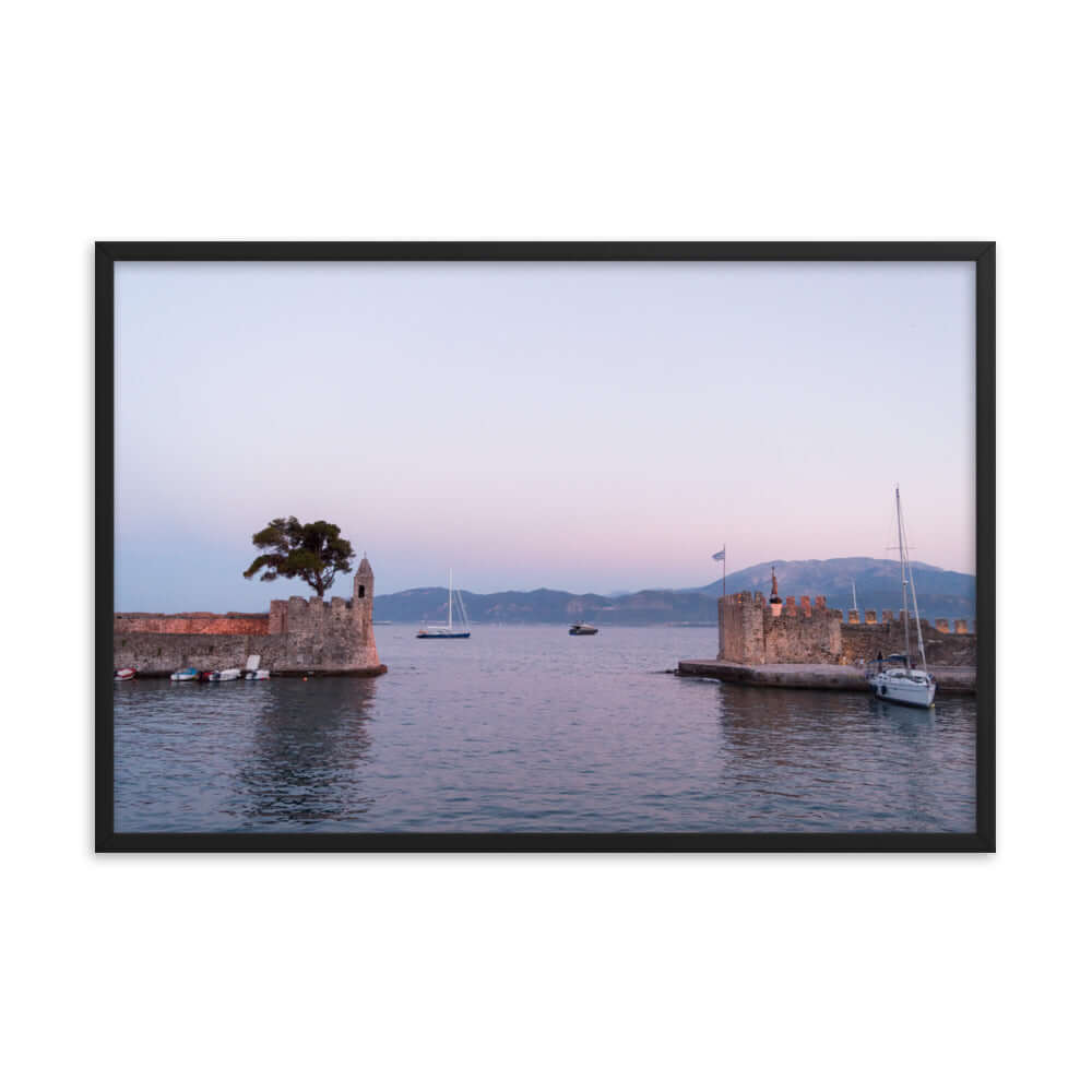 Nafpaktos port Greece