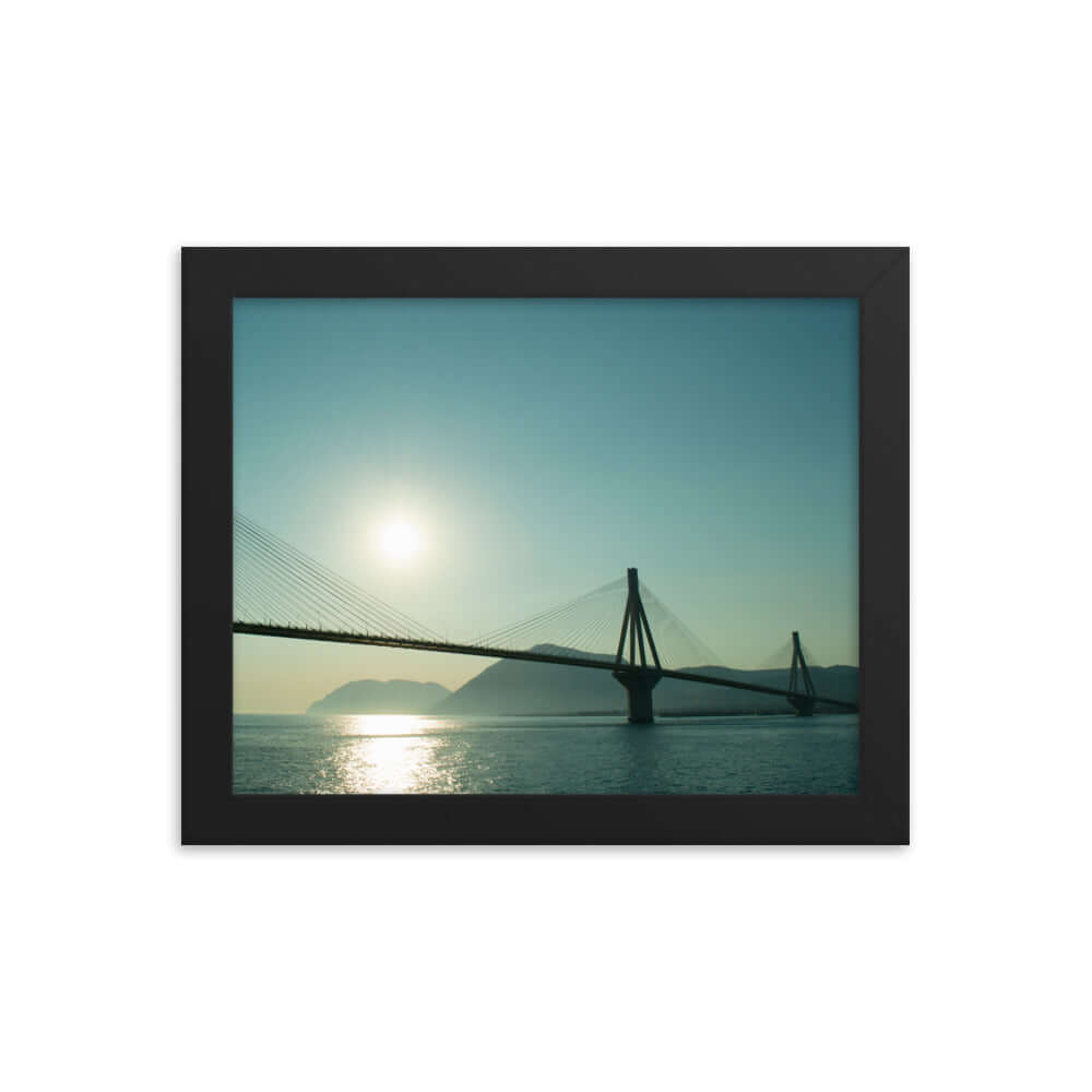 Rio Antirio Bridge Sunset