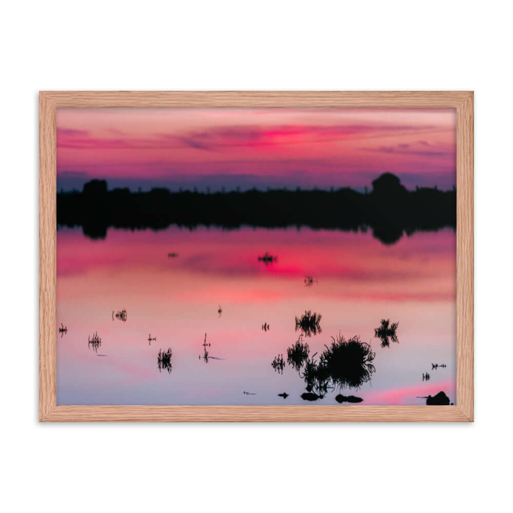 Limassol salt lake sunset