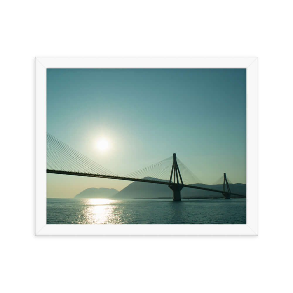 Rio Antirio Bridge Sunset