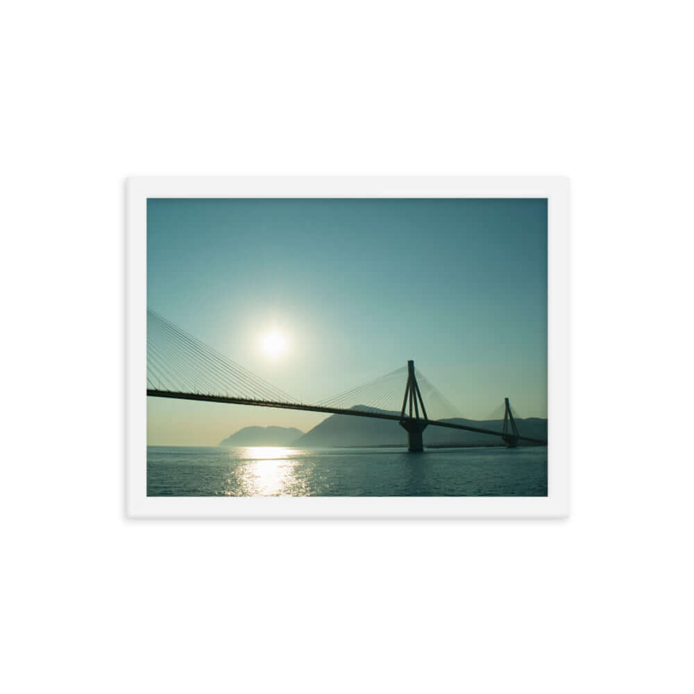 Rio Antirio Bridge Sunset