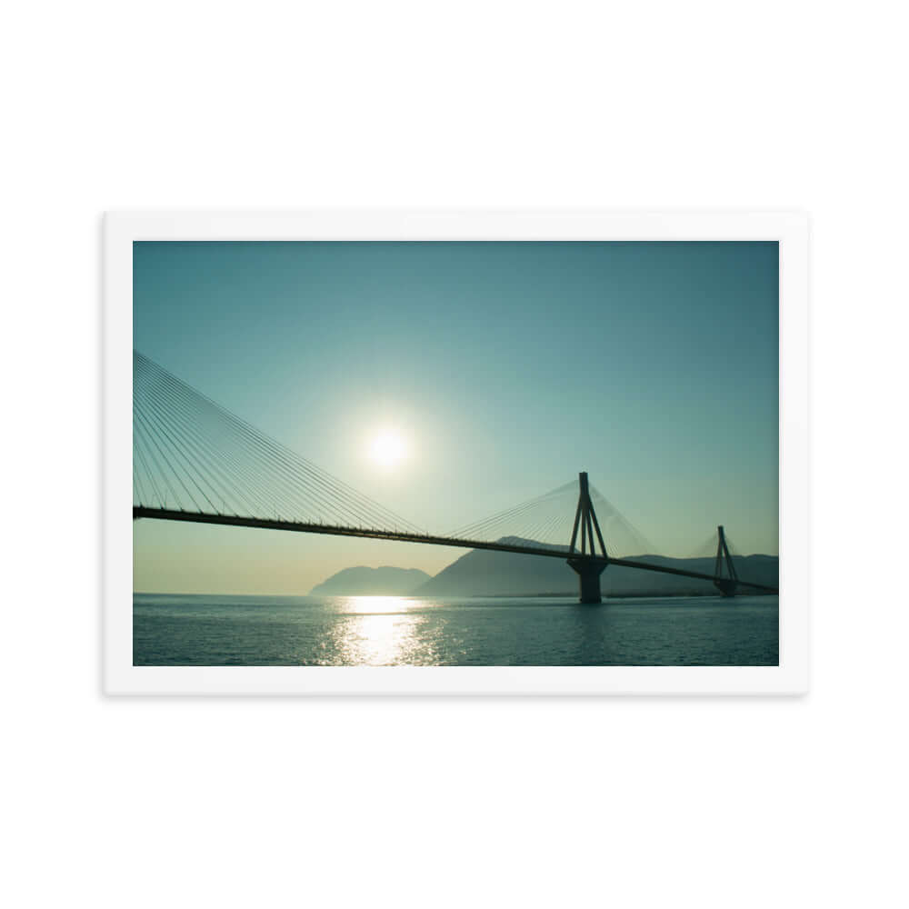 Rio Antirio Bridge Sunset