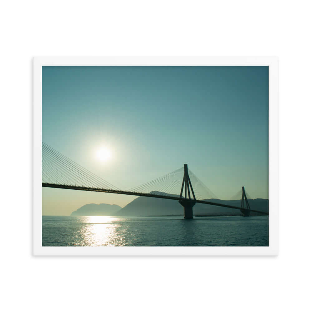 Rio Antirio Bridge Sunset