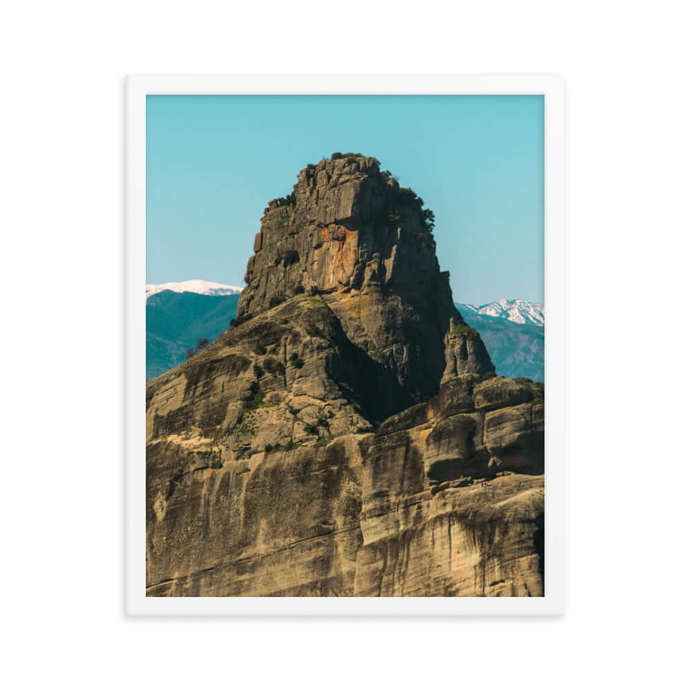 Meteora rock formation Greece