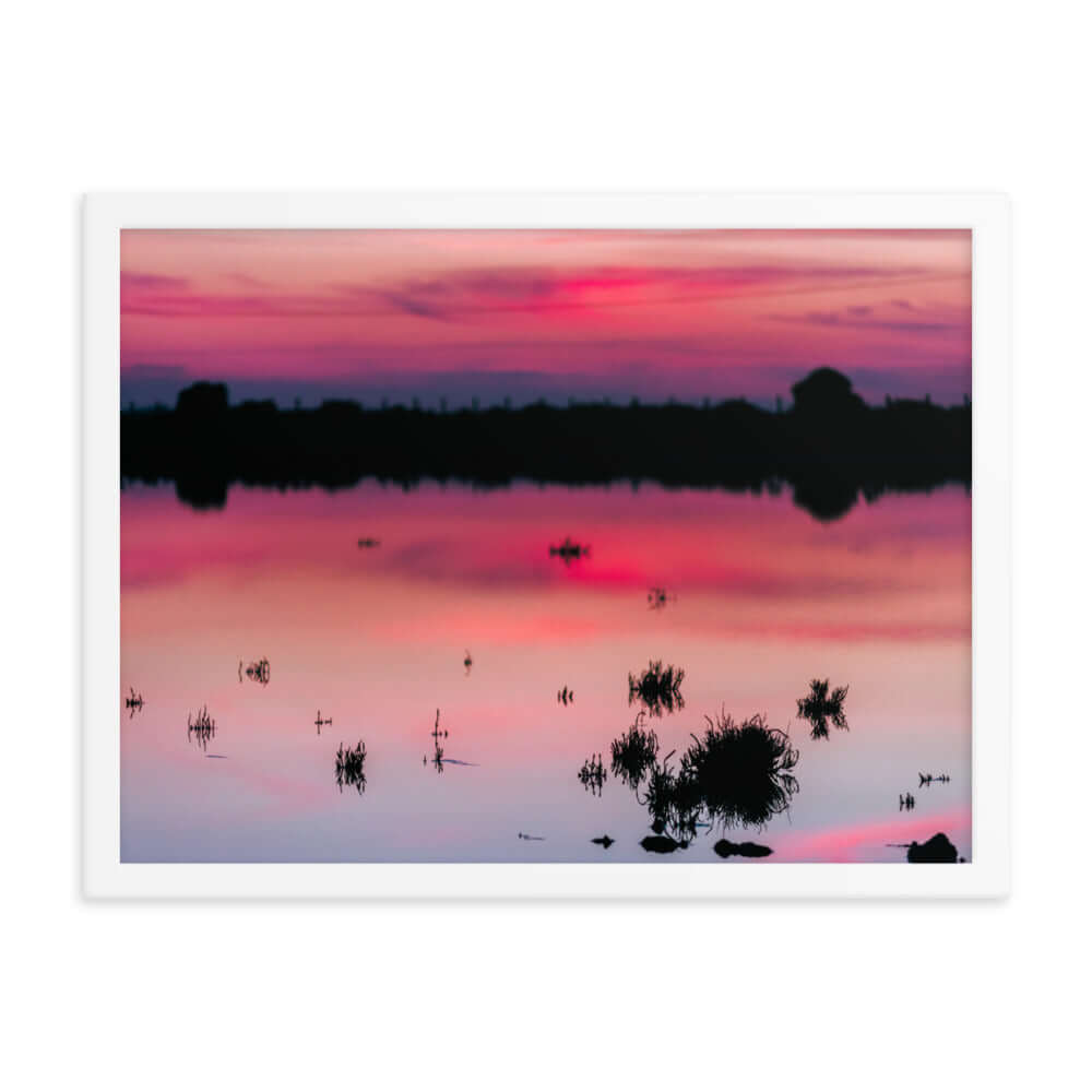 Limassol salt lake sunset