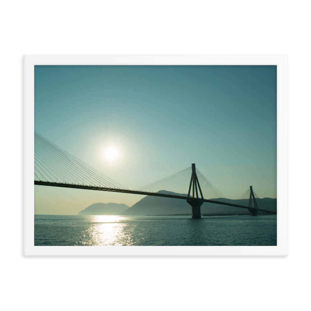 Rio Antirio Bridge Sunset