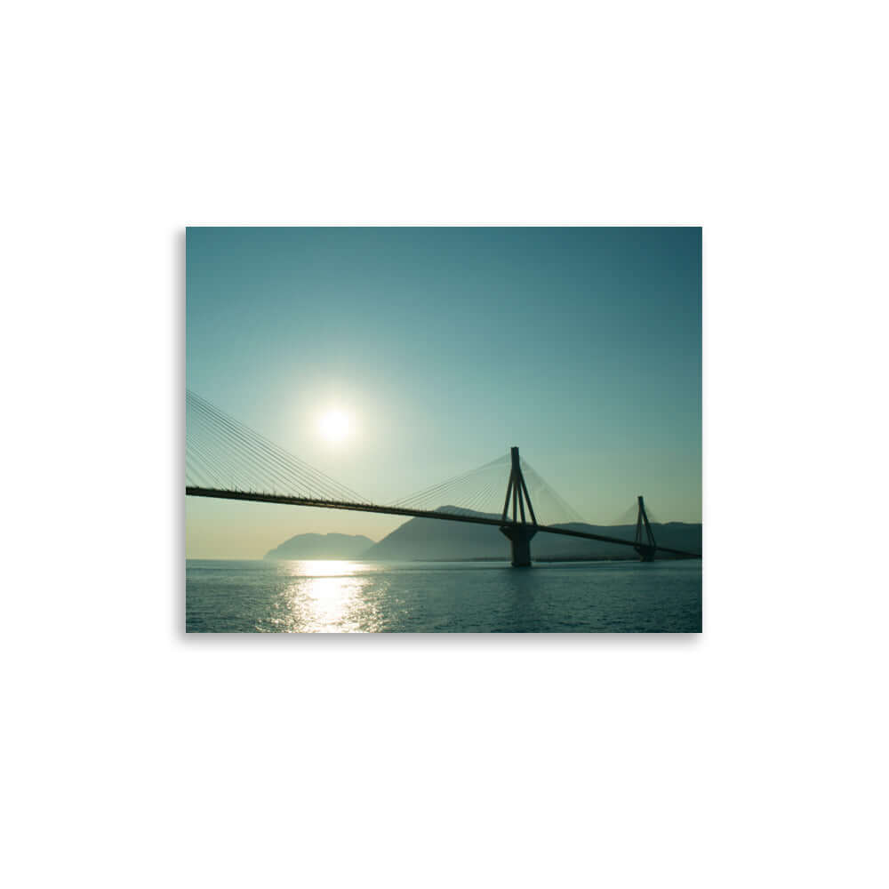 Rio Antirio Bridge Sunset