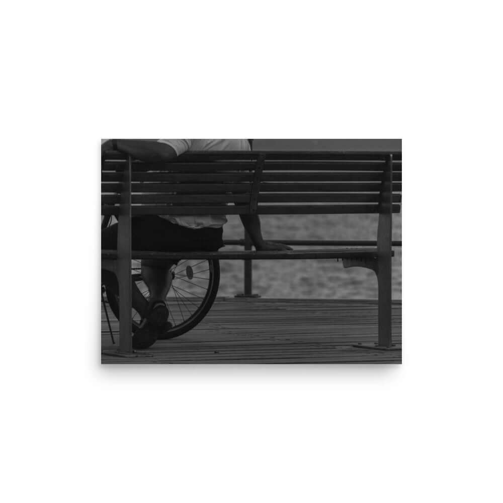 Black and White Bench