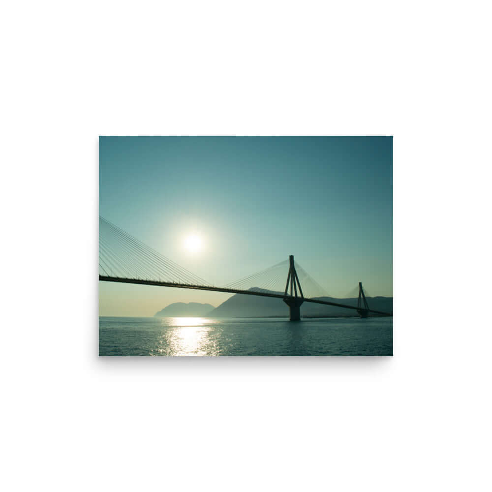 Rio Antirio Bridge Sunset