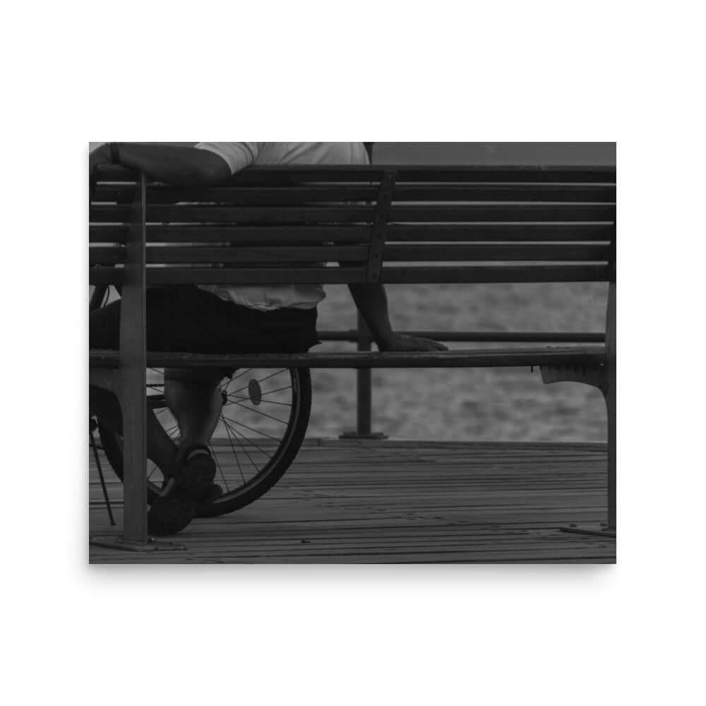 Black and White Bench