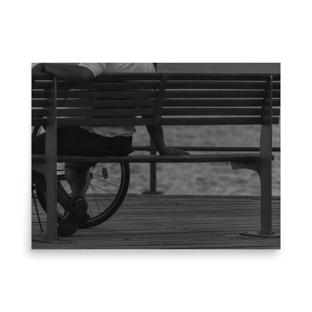 Black and White Bench