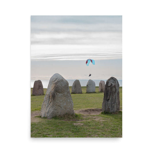 Ales Stenar paragliding