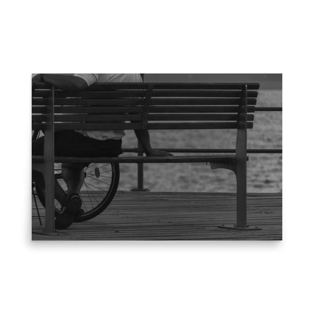 Black and White Bench