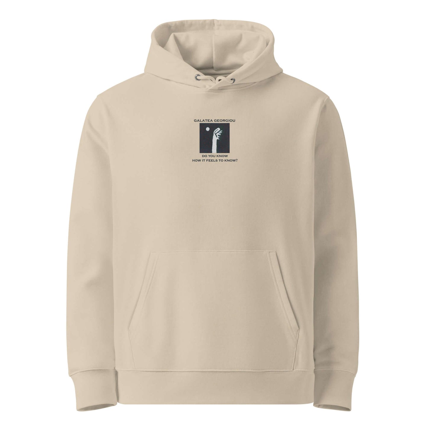 How it Feels to Know - Embroidery Unisex essential eco hoodie