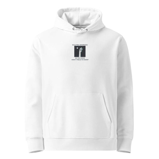 How it Feels to Know - Embroidery Unisex essential eco hoodie