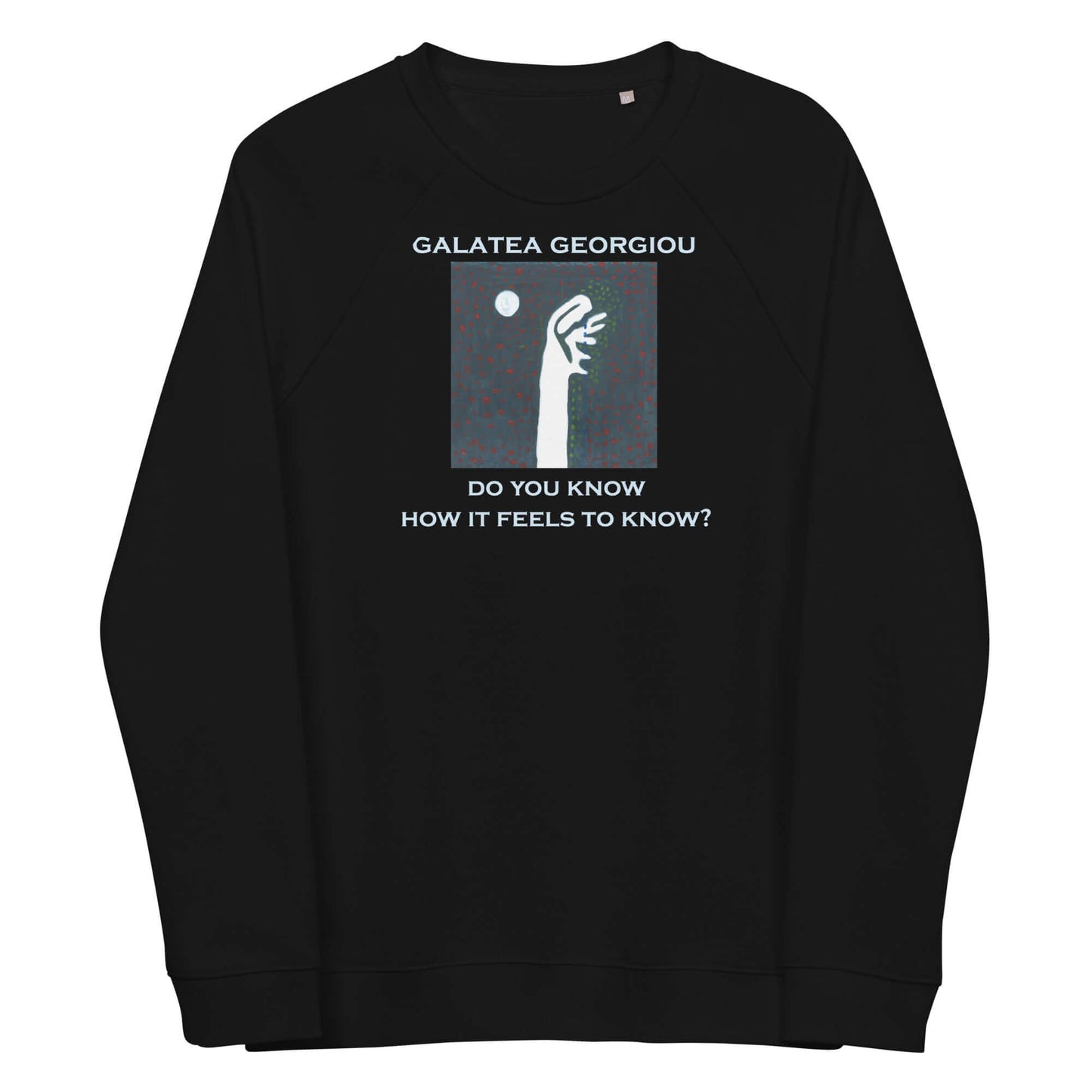 How it Feels to Know - Unisex organic raglan sweatshirt