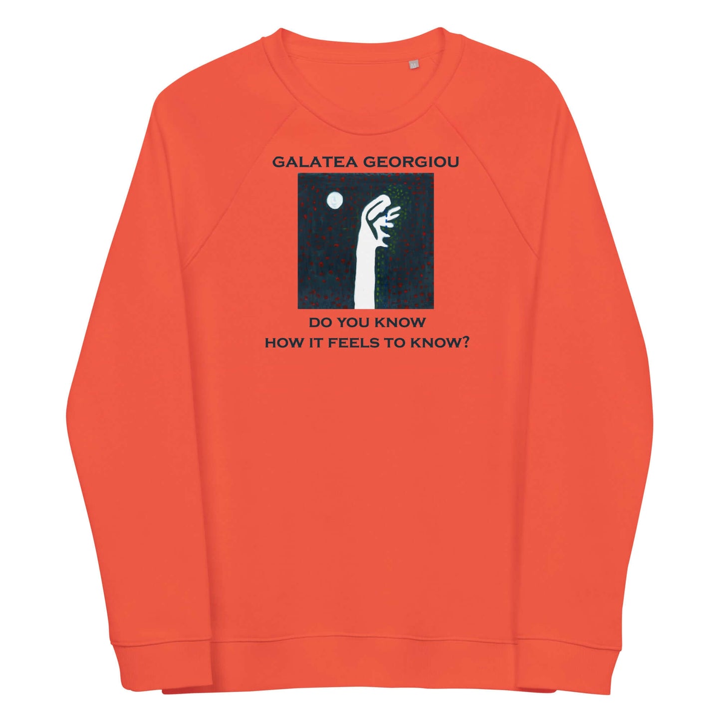 How it Feels to Know - Unisex organic raglan sweatshirt