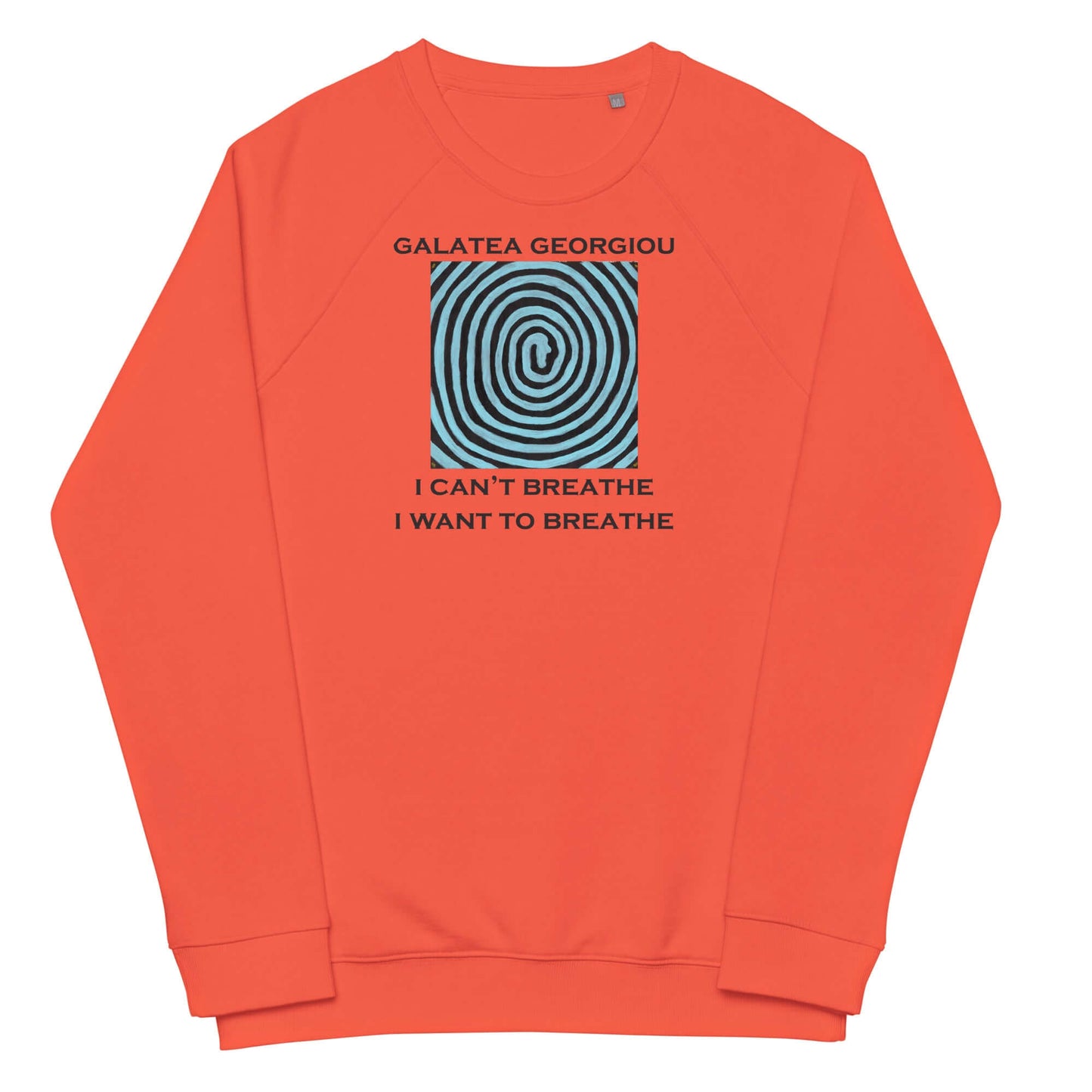 Lying - Unisex organic raglan sweatshirt