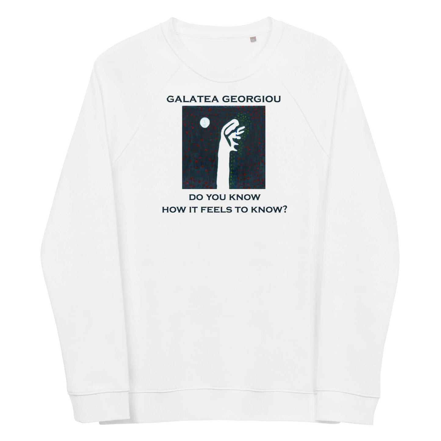 How it Feels to Know - Unisex organic raglan sweatshirt