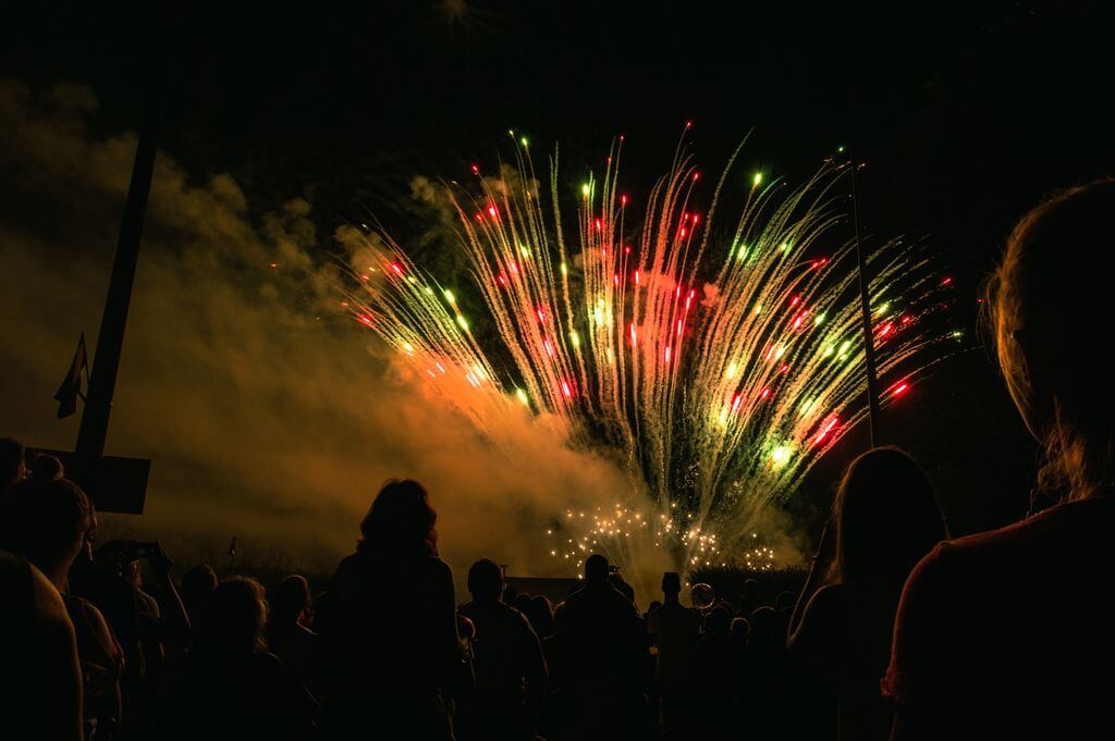 People watching fireworks - Galatea Georgiou Photography